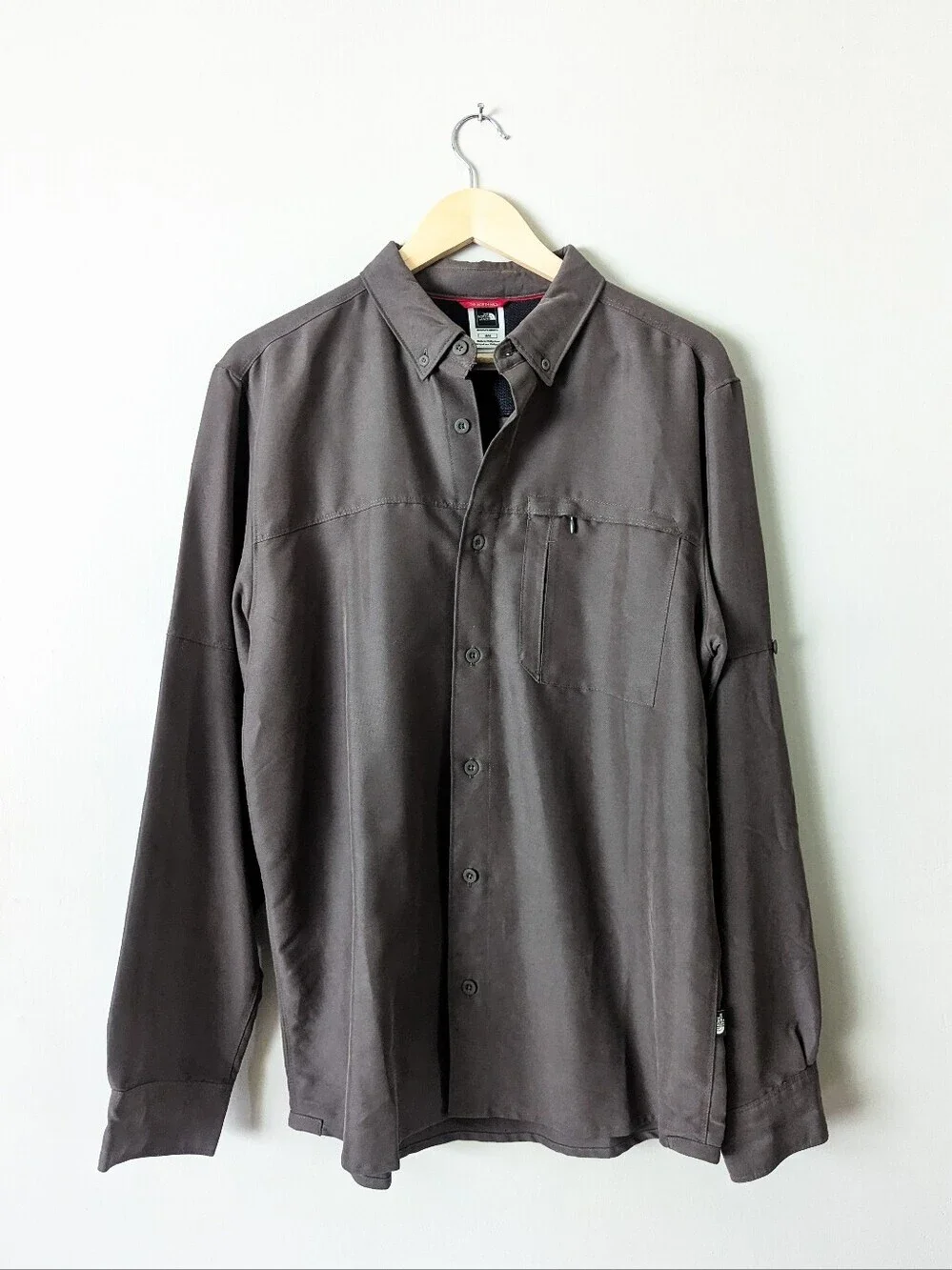 The North Face Brown/Grey Men's Button Up